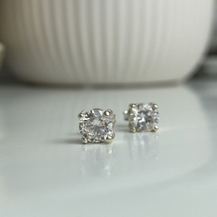925 Sterling Silver CZ 