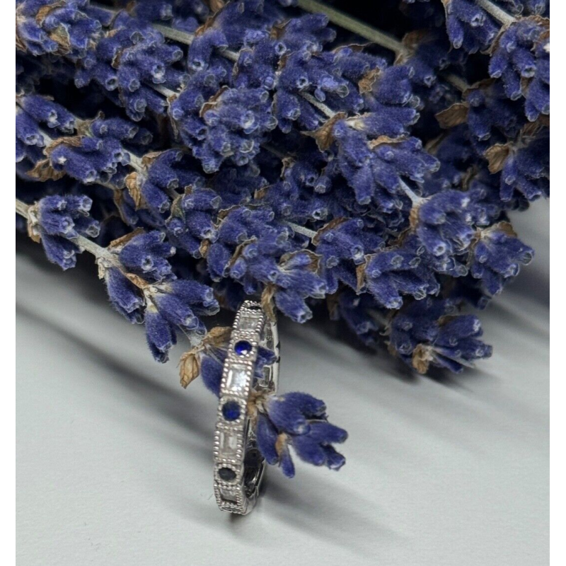 925 Sterling Silver CZ Ring Size 6.5