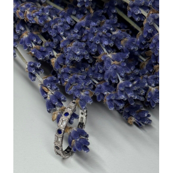 925 Sterling Silver CZ Ring Size 6.5