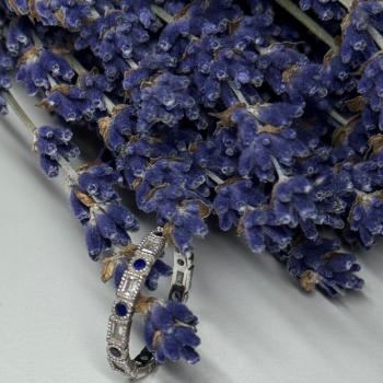 925 Sterling Silver CZ Ring Size 6.5