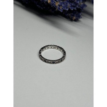 925 Sterling Silver CZ Ring Size 6.5