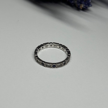 925 Sterling Silver CZ Ring Size 6.5