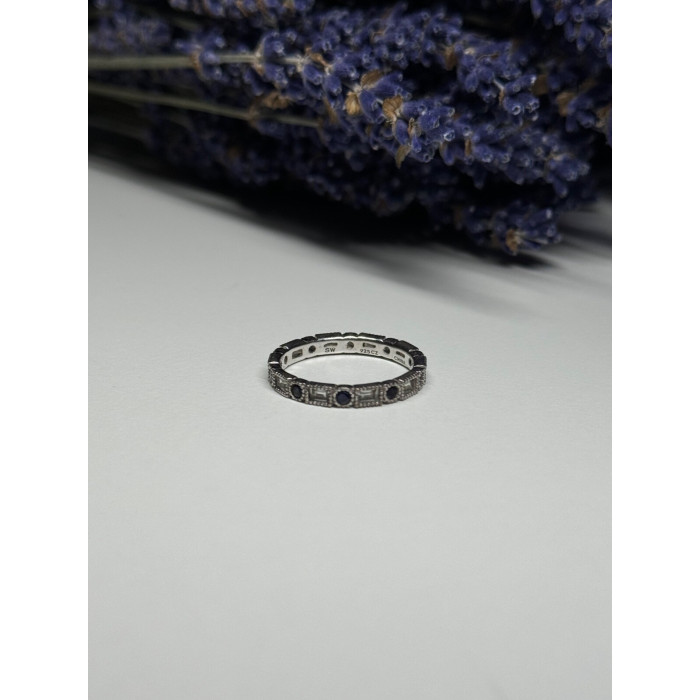 925 Sterling Silver CZ Ring Size 6.5