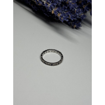925 Sterling Silver CZ Ring Size 6.5