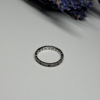 925 Sterling Silver CZ Ring Size 6.5