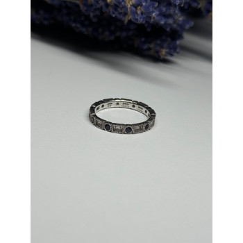 925 Sterling Silver CZ Ring Size 6.5