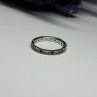 925 Sterling Silver CZ Ring Size 6.5
