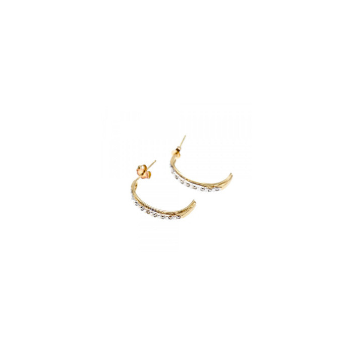 14K YELLOW GOLD DIAMONDS EARRINGS