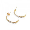 14K Yellow Gold Diamonds Earrings