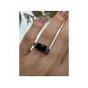 Vintage 925 Sterling Silver Onyx & Marcasites Ring Size 6.5