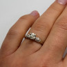 14K White Gold Diamonds Matched Perfection Ring Size 6