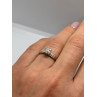 14K WHITE GOLD  DIAMONDS MATCHED PERFECTION RING SIZE 6