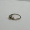14K White Gold Diamonds Matched Perfection Ring Size 6