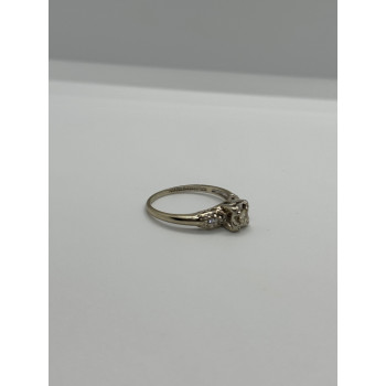 14K WHITE GOLD  DIAMONDS MATCHED PERFECTION RING SIZE 6