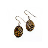 925 Sterling Silver Leopard Jasper Earrings