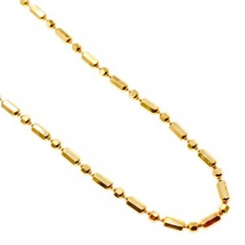 925 Sterling Silver Gold Plated Necklace Italy 39.4 in