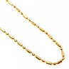 925 Sterling Silver Gold Plated Necklace Italy 39.4 in