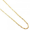 925 Sterling Silver Gold Plated Necklace Italy 39.4 in