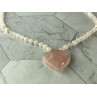 14K YELLOW GOLD ROSE QUARTZ 