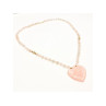 14K YELLOW GOLD ROSE QUARTZ 