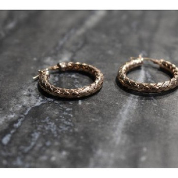 925 Sterling Silver Gold Plated Earrings