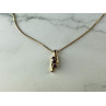 925 Sterling Silver Gold Plated Tanzanite Chain With Pendant