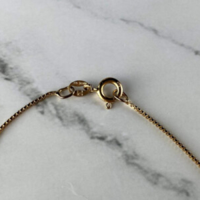925 Sterling Silver Gold Plated Tanzanite Chain With Pendant