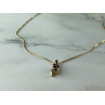 925 Sterling Silver Gold Plated Tanzanite Chain With Pendant