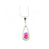 925 Sterling Silver Garnet Pyrope Chain With Pendant