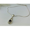 925 Sterling Silver Garnet Pyrope Chain With Pendant