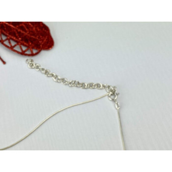 925 Sterling Silver Garnet Pyrope Chain With Pendant