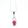 925 Sterling Silver Garnet Pyrope Chain With Pendant