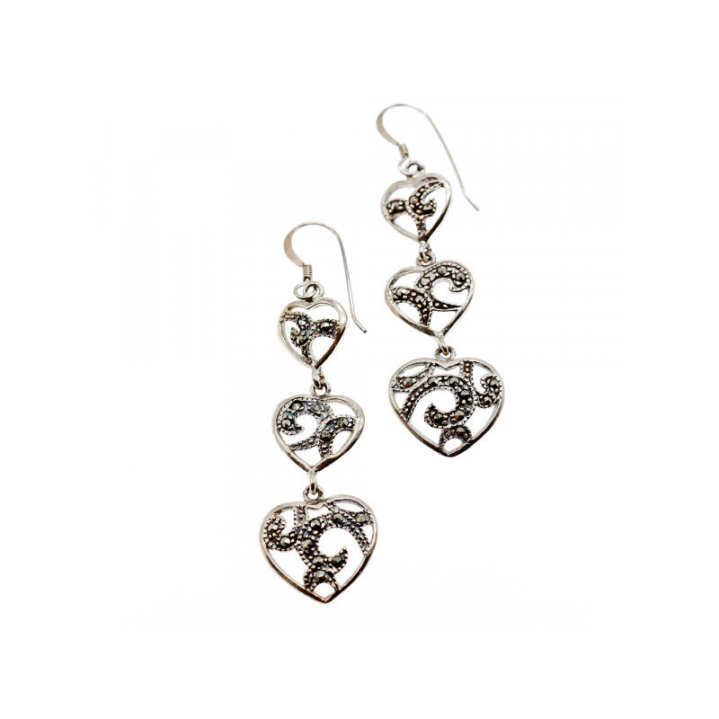 925 Sterling Silver Marcasites 