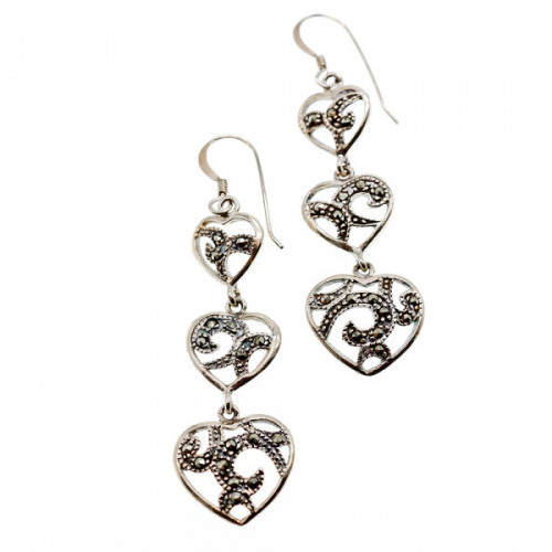 925 Sterling Silver Marcasites 