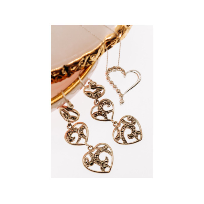 925 Sterling Silver Marcasites 