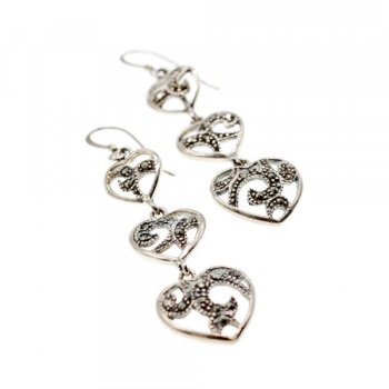 925 Sterling Silver Marcasites 