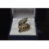 925 Sterling Silver Alpanite & CZ Ring Size 9