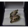 925 Sterling Silver Alpanite & CZ Ring Size 9