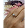 925 Sterling Silver Pearl Classic Ring Size 6.5