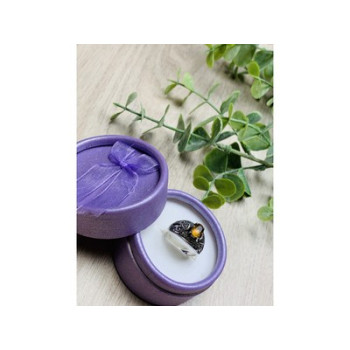 925 Sterling Silver Heliodor Ring Size 6.5