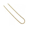 925 Sterling Silver Gold Plated Chain-Necklace Italy 20 In