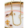 925 Sterling Silver Gold Plated Chain-Necklace Italy 20 In