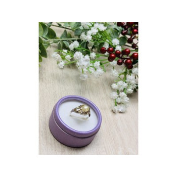 925 Sterling Silver Pearl Ring Size 8