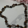 925 Sterling Silver Amber Necklace Length 20 Inch