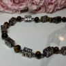 925 Sterling Silver Amber Necklace Length 20 Inch