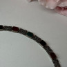 925 Sterling Silver Nephrite & Marcasite Bracelet Length 7.5 Inch