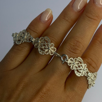 Vintage 925 Sterling Silver Bracelet Length 7.5