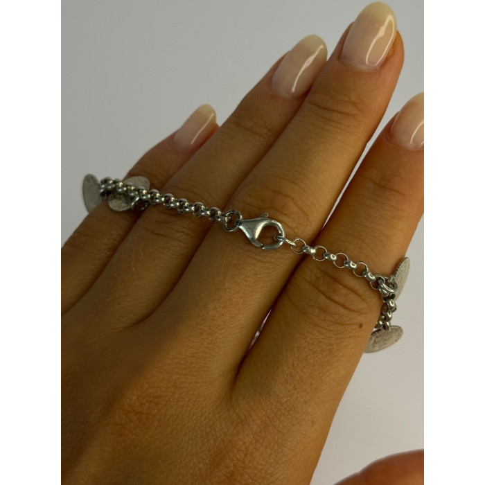 1975 Juan Carlos 925 Sterling Silver Bracelet Spanish Coin Length 7