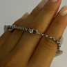 1975 Juan Carlos 925 Sterling Silver Bracelet Spanish Coin Length 7