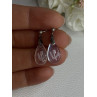 Aurora Borealis Teardrop 925 Sterling Silver Earrings Length 1 Inch
